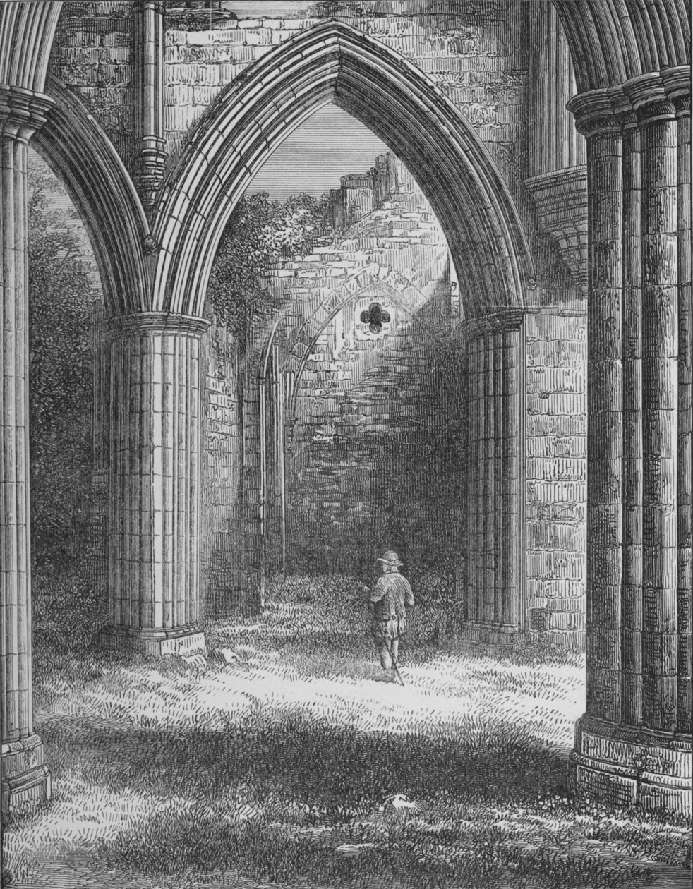 Vestry, opatství Rievaulx, c1880, 1897 od Alexander Francis Lydon