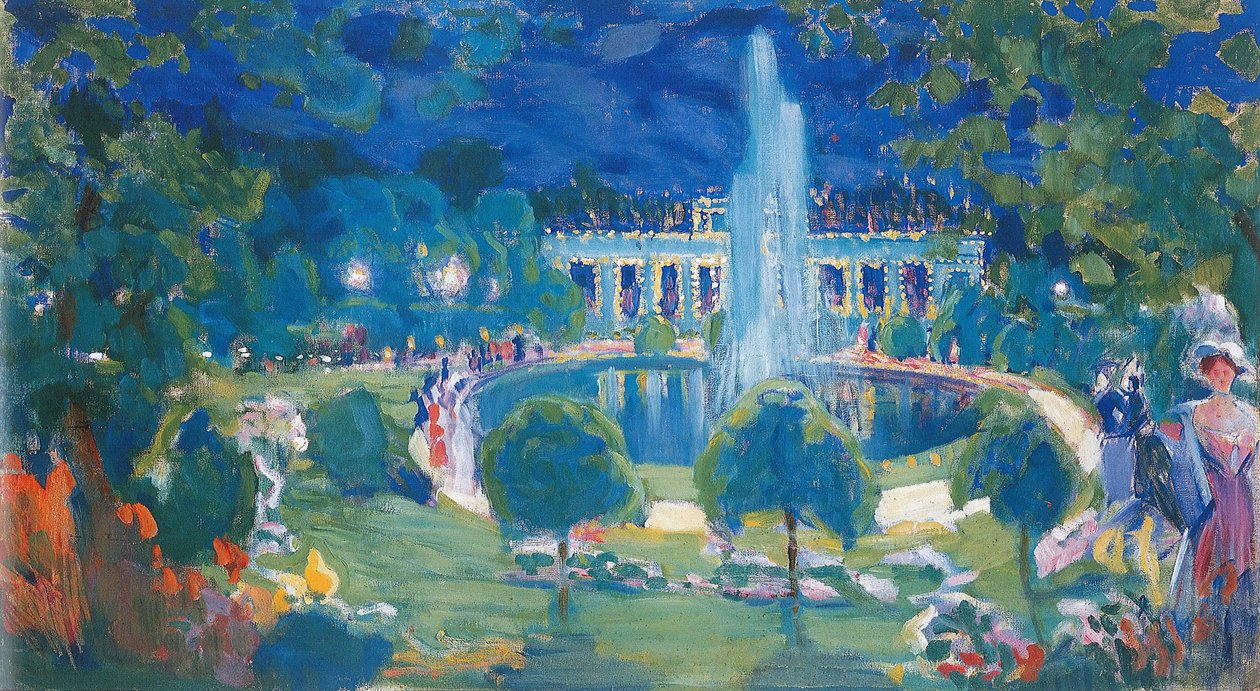Fontány, c. 1908. od Alexander Fyodorovich Gaush