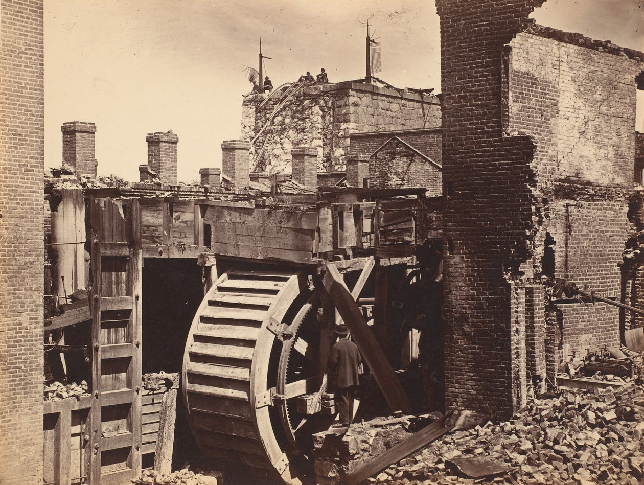 Mill, Richmond, Virginie, ca. 1865. od Alexander Gardner