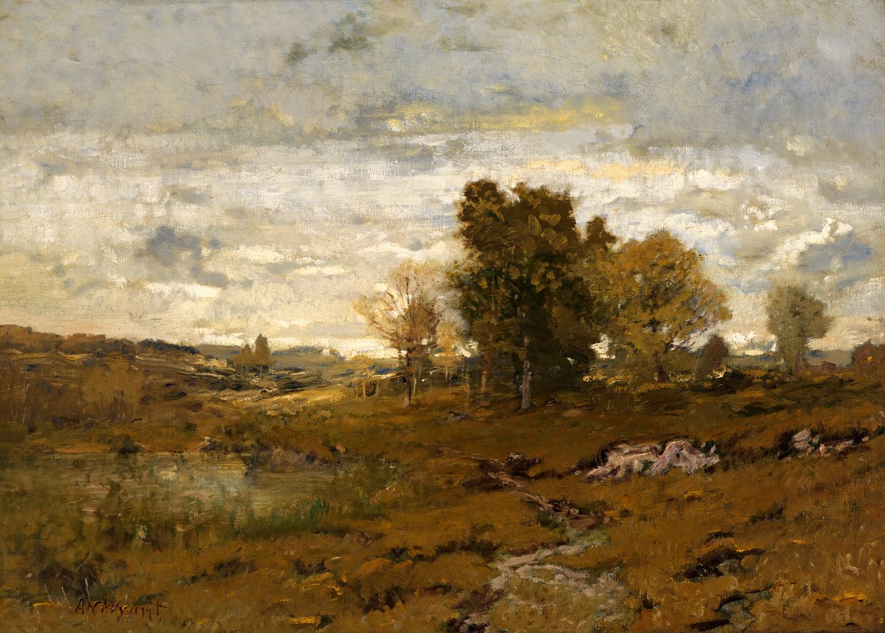 Podzim v Arkville, polovina konce 19. století. od Alexander Helwig Wyant