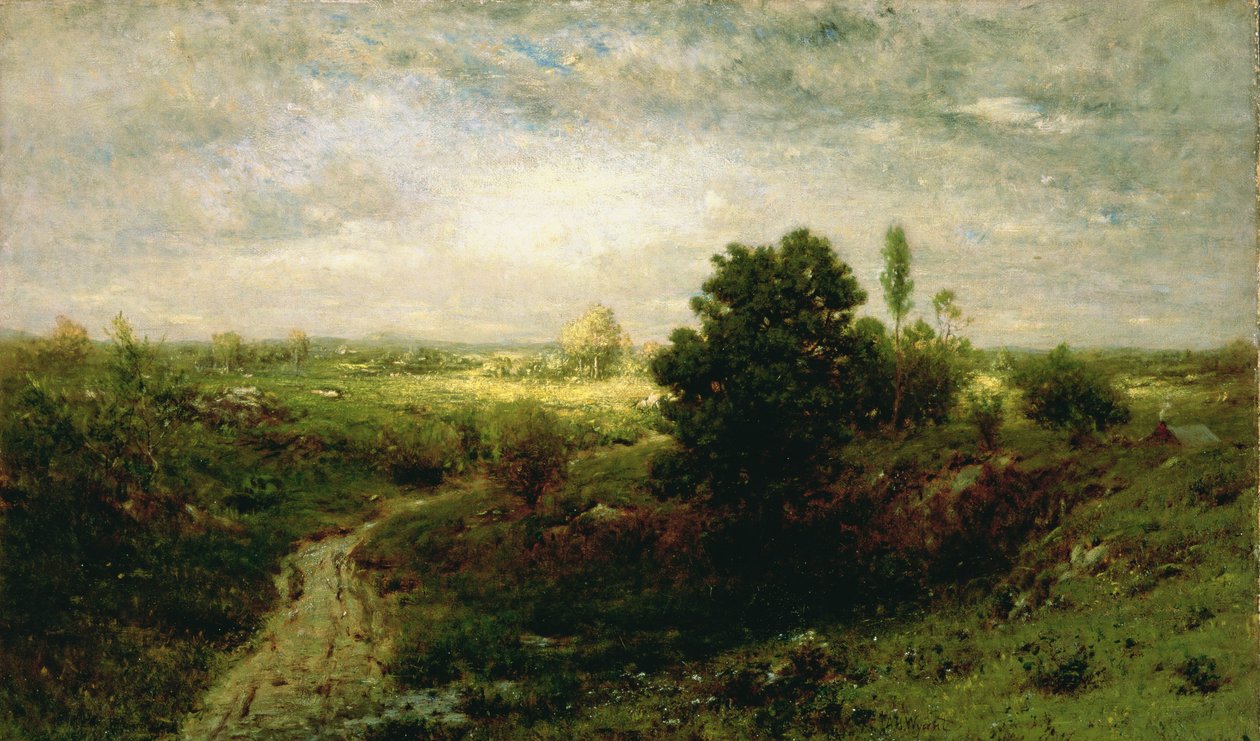 Keene Valley, kolem 1884-86 od Alexander Helwig Wyant