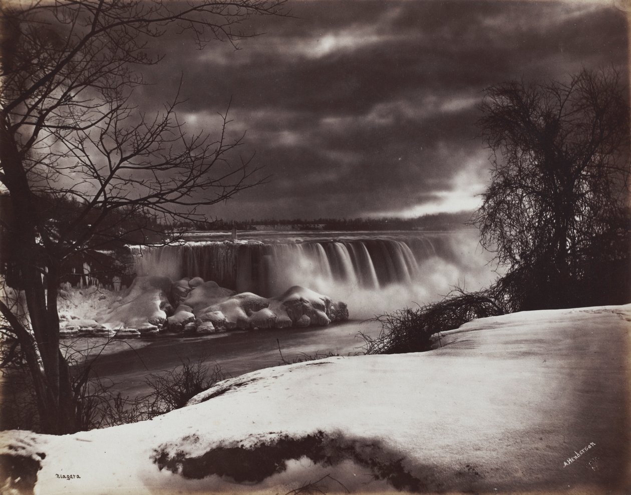 Niagarské vodopády, 1860. od Alexander Henderson