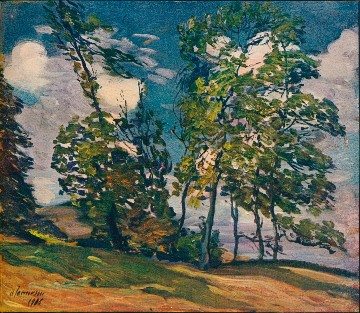 Větrný den, c1906 od Alexander Jamieson
