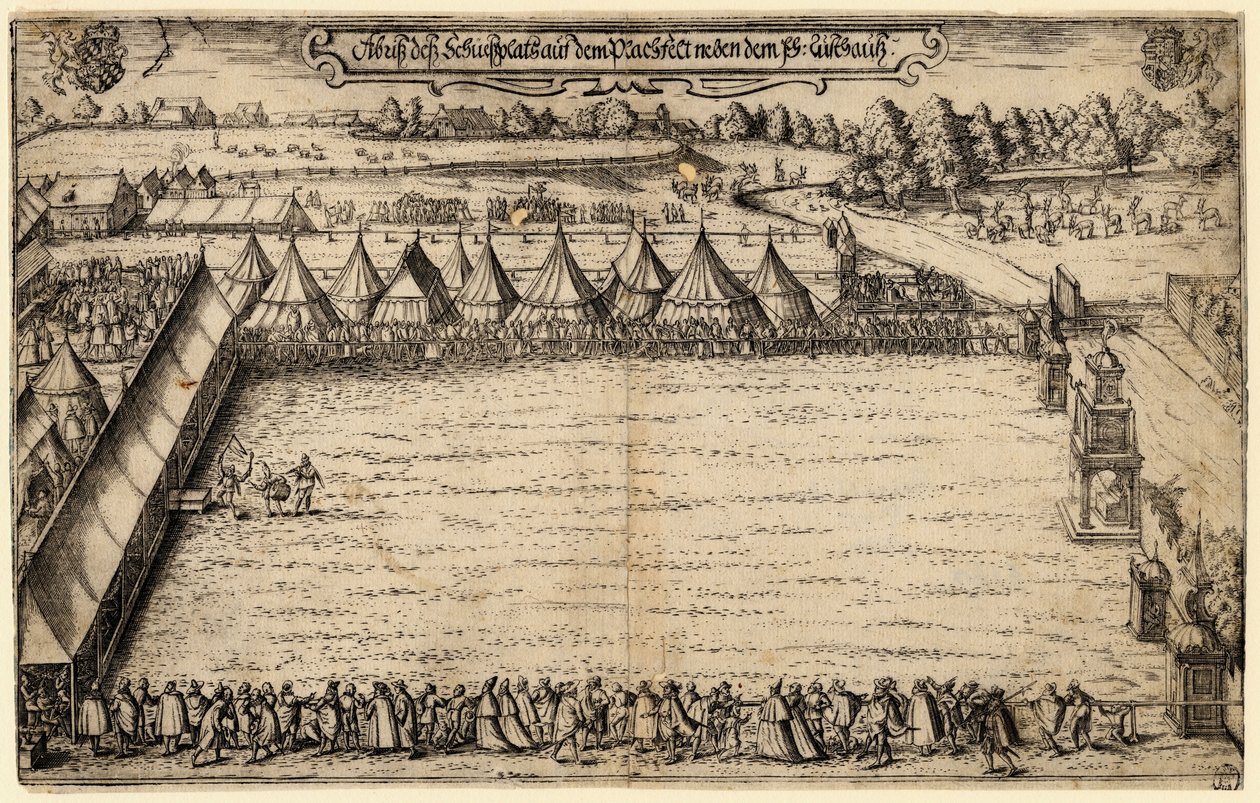 Střelci z kuše v Mnichově, 1599 od Alexander Mair