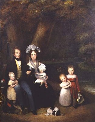 Family Group or Conversation Piece, c.1840 od Alexander Nasmyth
