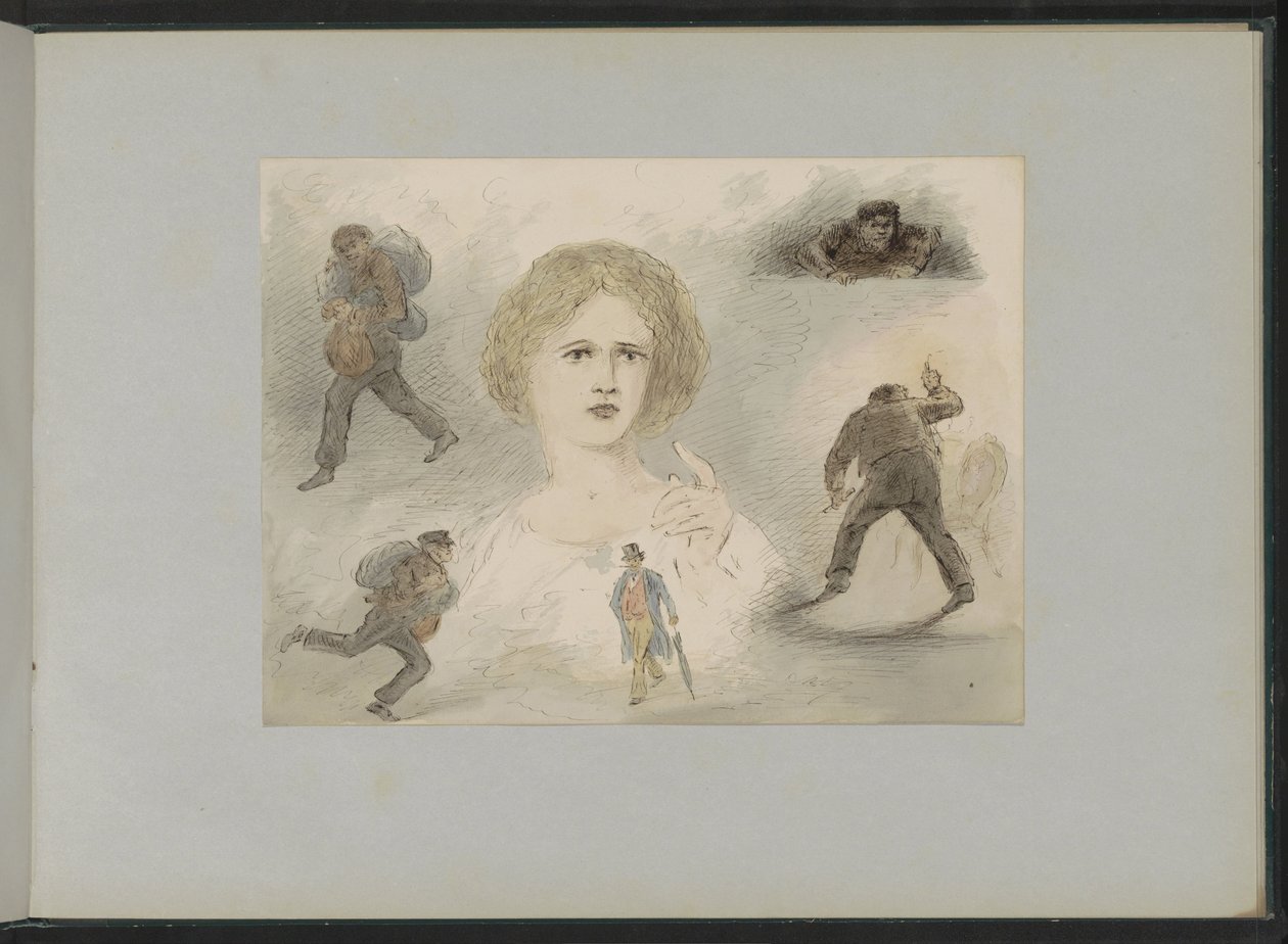 Figurové studie od Alexander Ver Huell