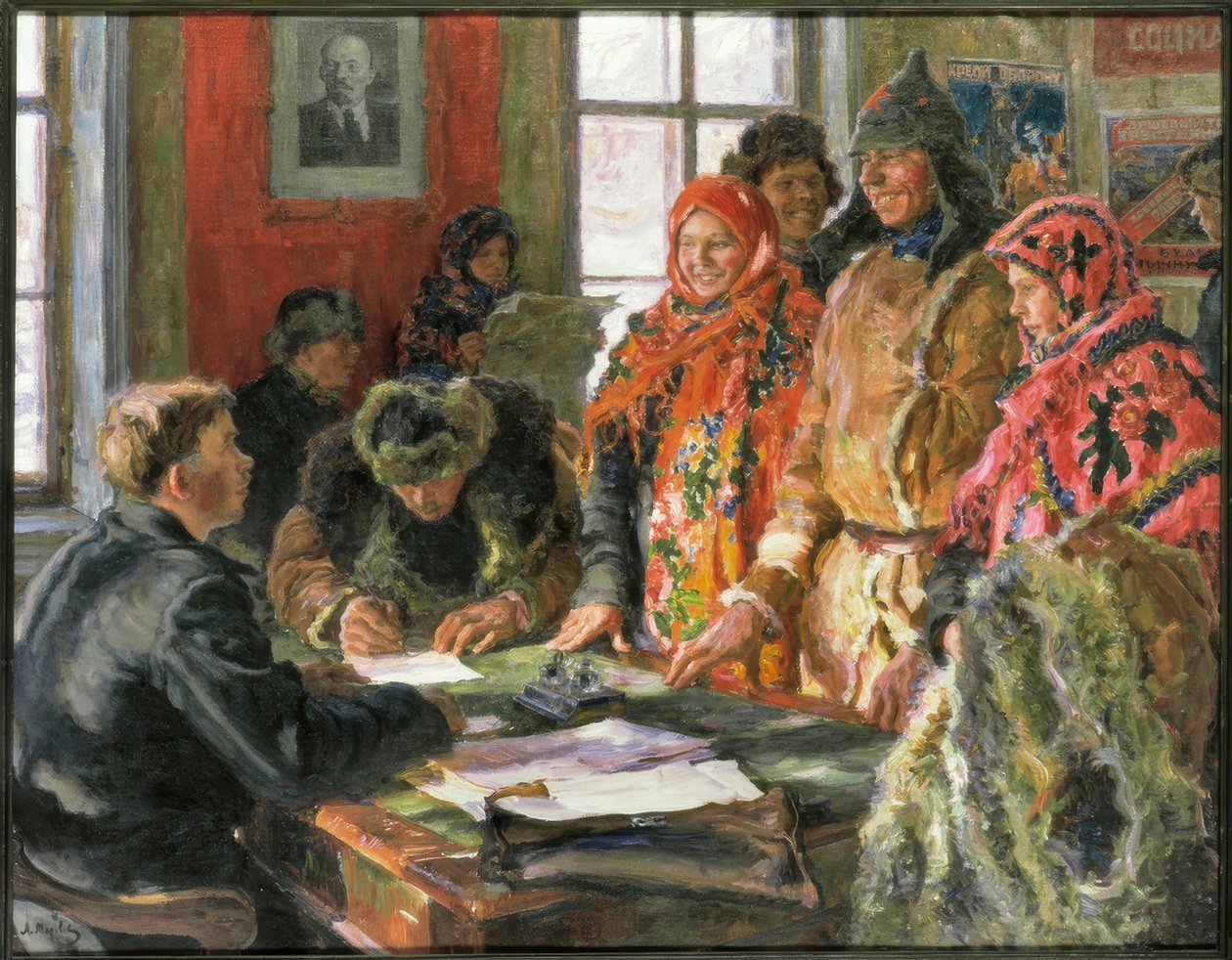 Na okresním matričním úřadě od Alexander Viktorowitsch Morawow