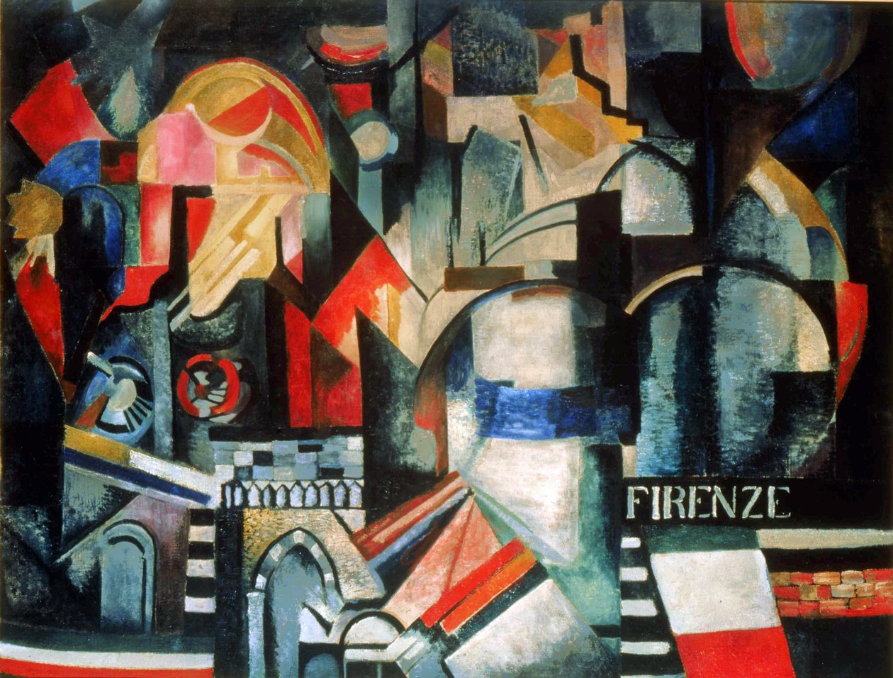 Firenze (olej na plátně) od Alexandra Alexandrowna Exter