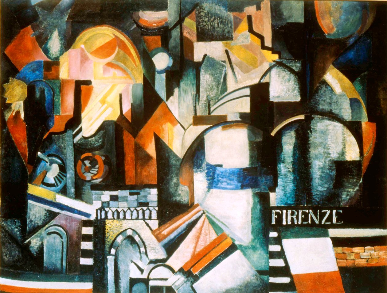 "Florencie", 1914. od Alexandra Alexandrowna Exter