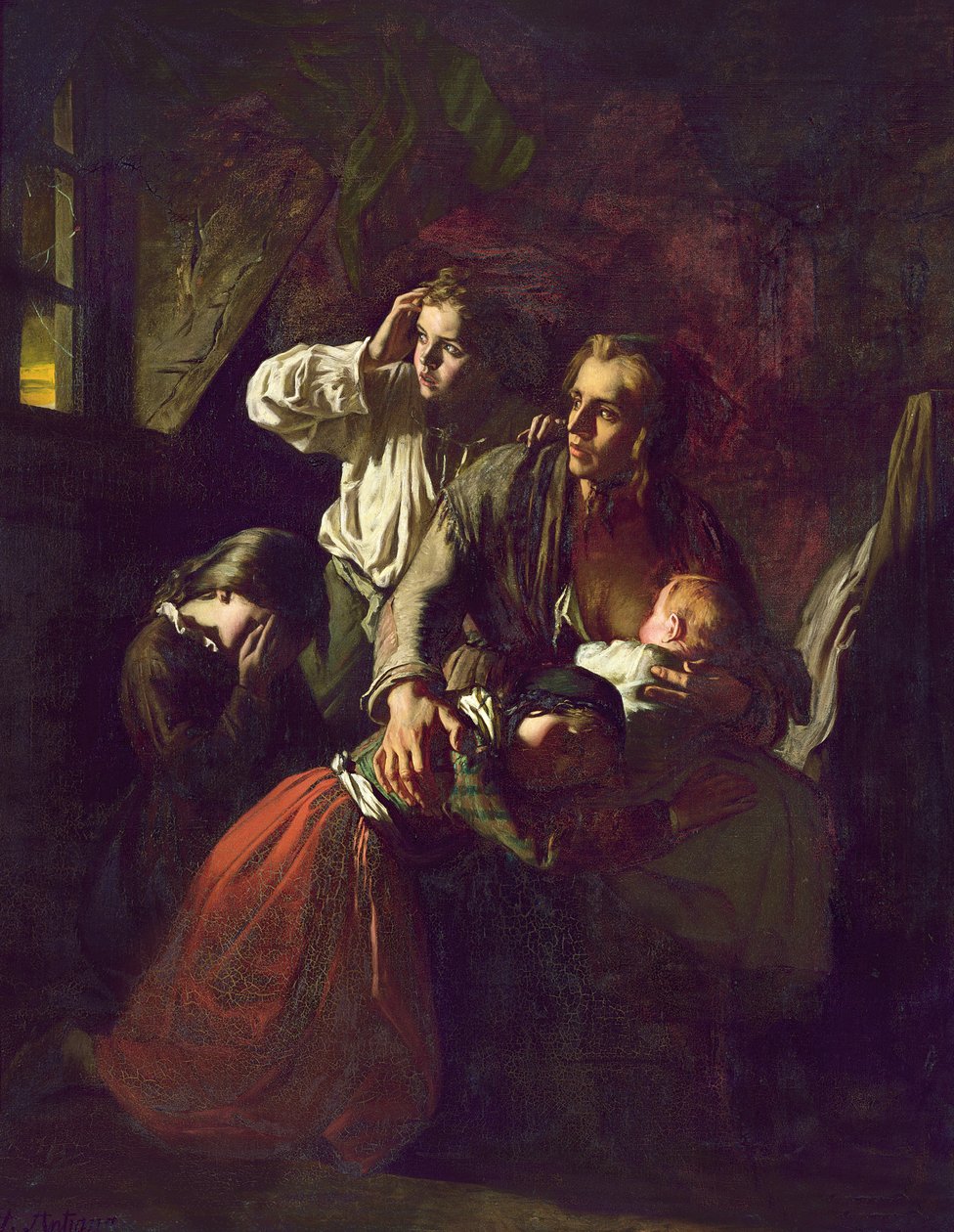 Blesk, před rokem 1848 od Alexandre Antigna