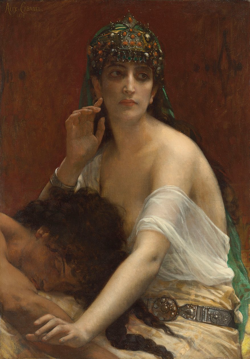 Samson a Delilah od Alexandre Cabanel