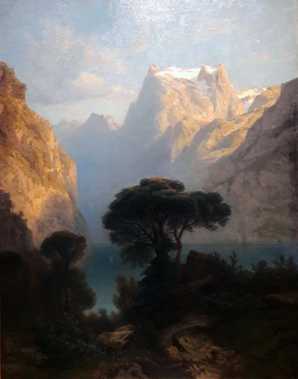 Lucernské jezero od Alexandre Calame