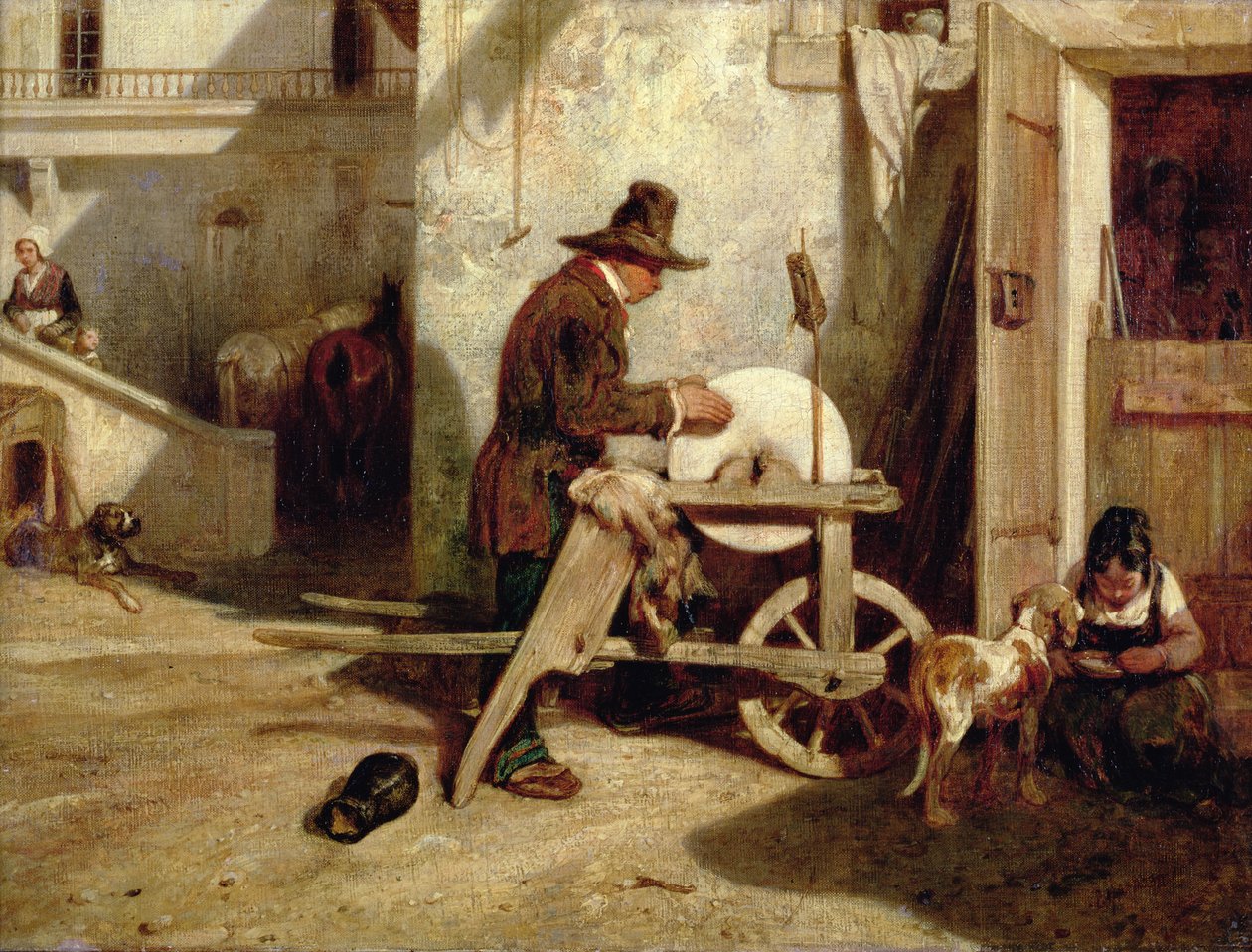 Bruska na nože od Alexandre Gabriel Decamps