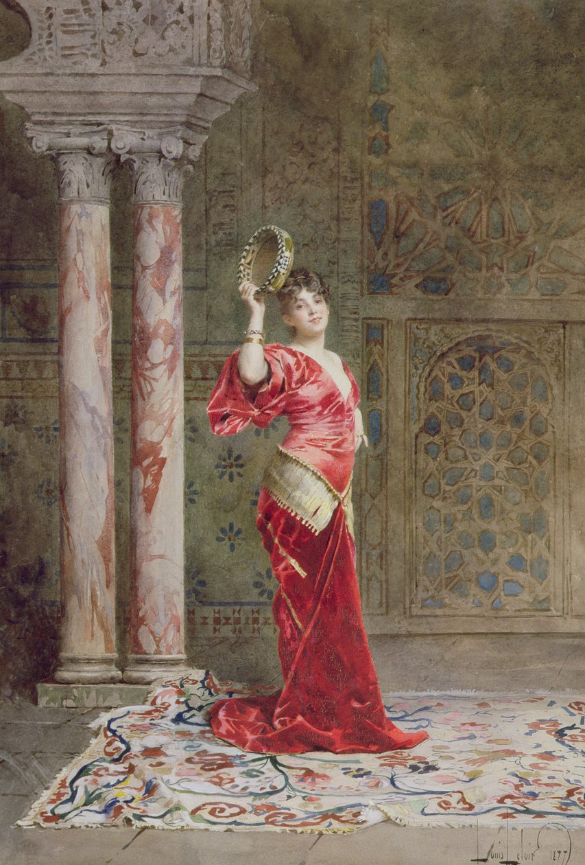 Východní tanečnice, 1877 od Alexandre Louis Leloir