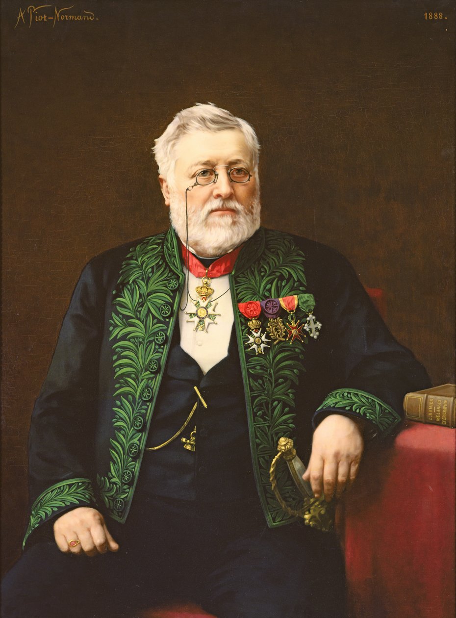 Portrét Leona Reniera (1809-85) 1888 od Alexandre Piot Normand