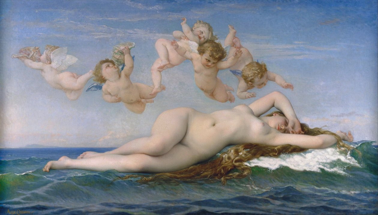Zrození Venuše od Alexandre Cabanel