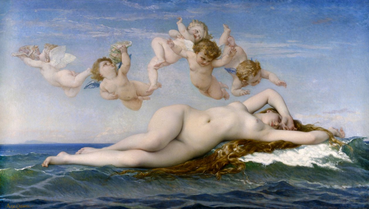 Zrození Venuše od Alexandre Cabanel