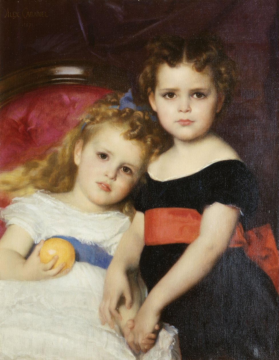 The Sutton Sisters, 1871 od Alexandre Cabanel