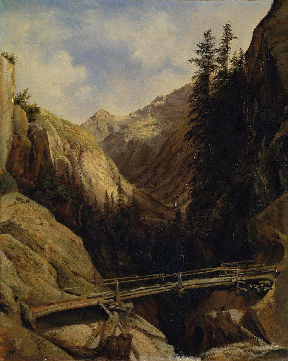 U Handeck Falls, 1842-43 od Alexandre Calame