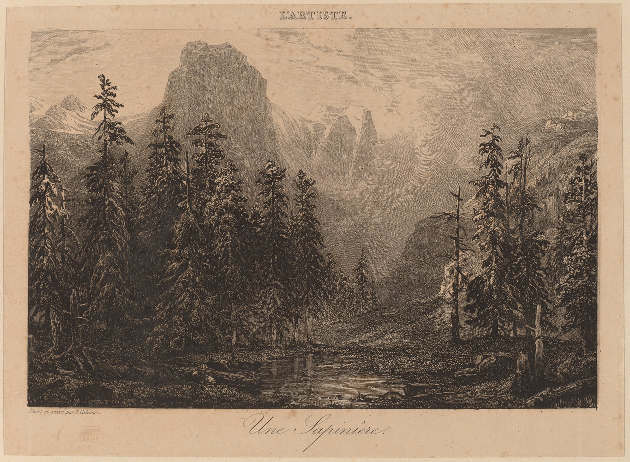 Jedle od Alexandre Calame
