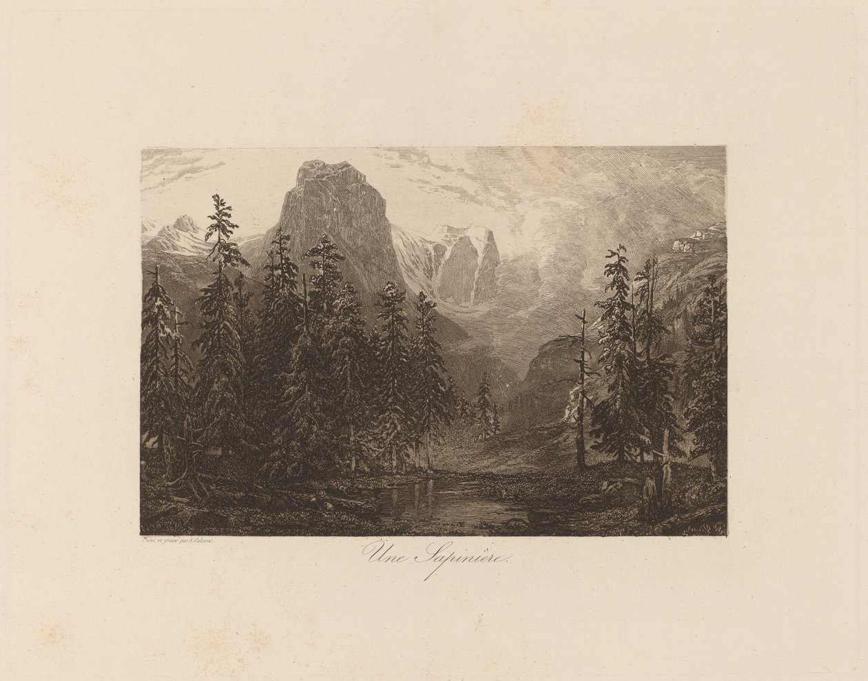 Jedle od Alexandre Calame