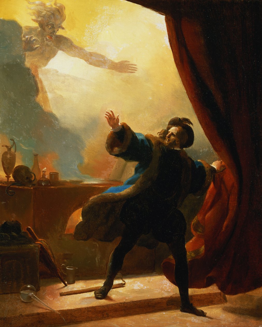 The Fatal Hour: Fantastic Subject od Alexandre Evariste Fragonard