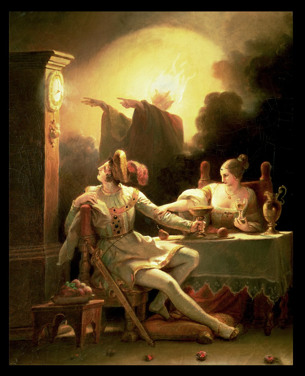 The Fatal Hour: Fantastic Subject II od Alexandre Evariste Fragonard
