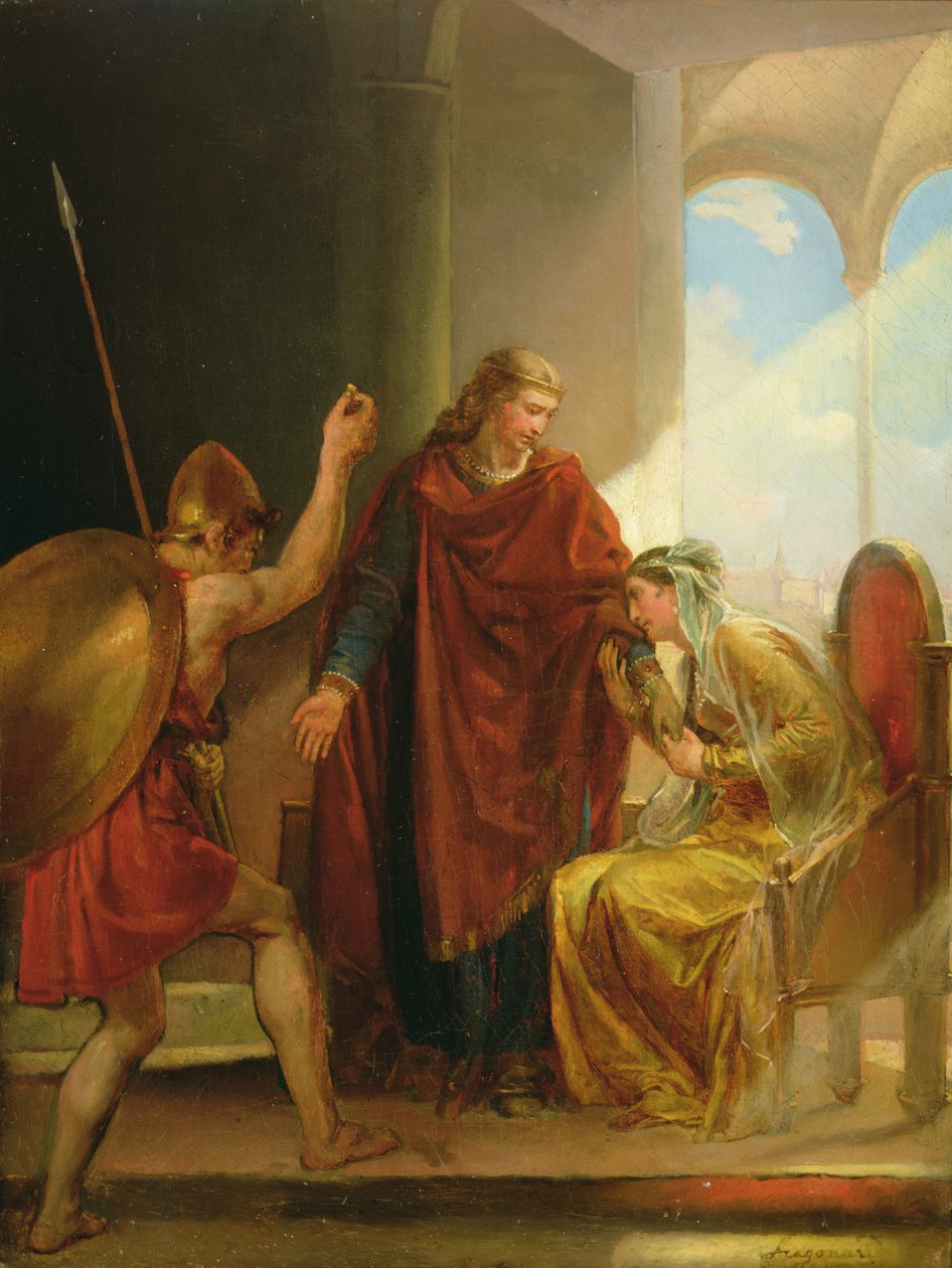 Odvolání Childerica od Alexandre Evariste Fragonard
