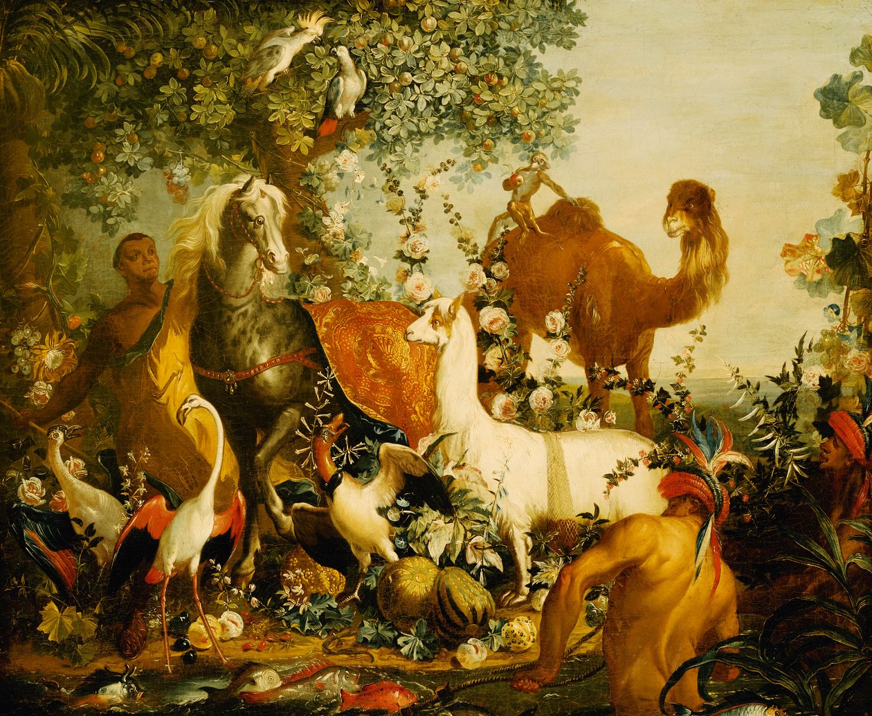 Alegorie Asie, od Alexandre Francois Desportes