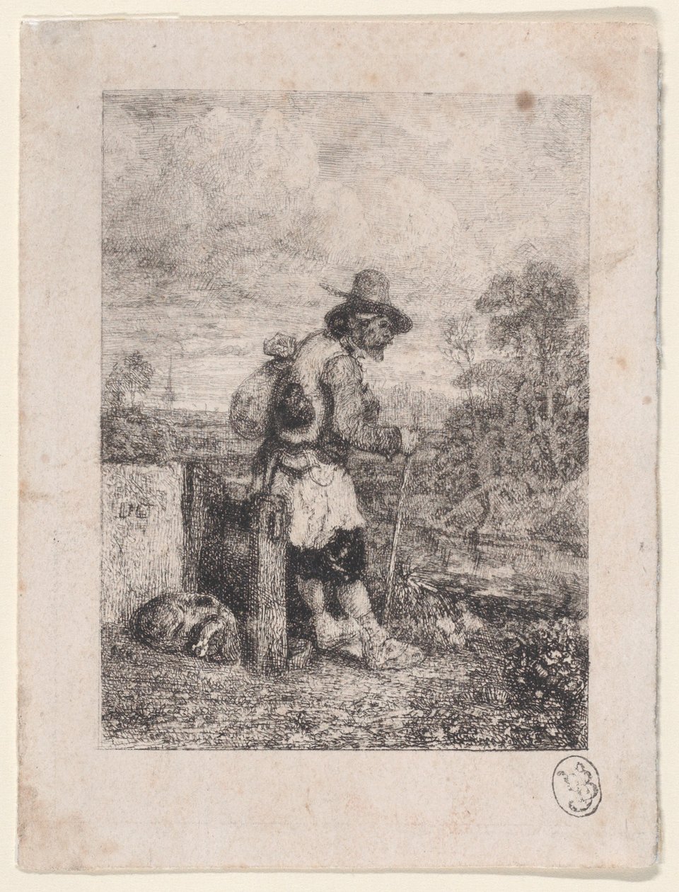 Žebrák, 1833-38. od Alexandre Gabriel Decamps