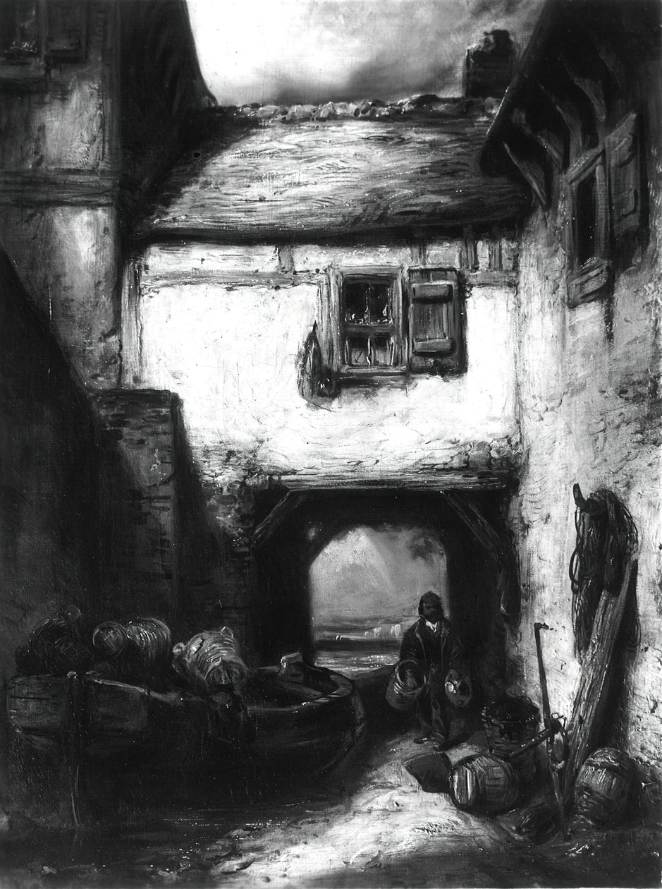 nádvoří, c. 1855. od Alexandre Gabriel Decamps