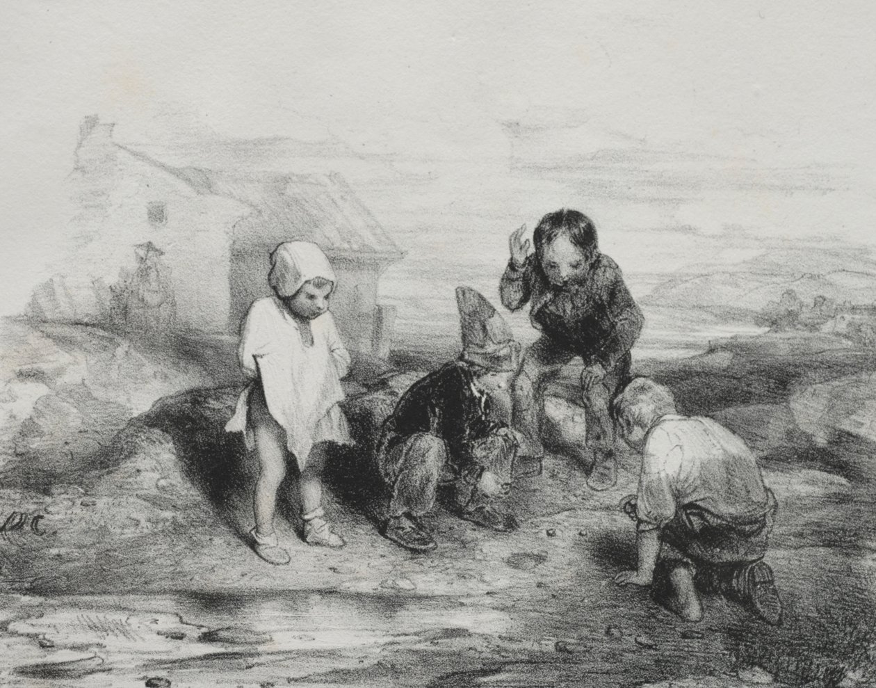 Rozhodující hod. od Alexandre Gabriel Decamps