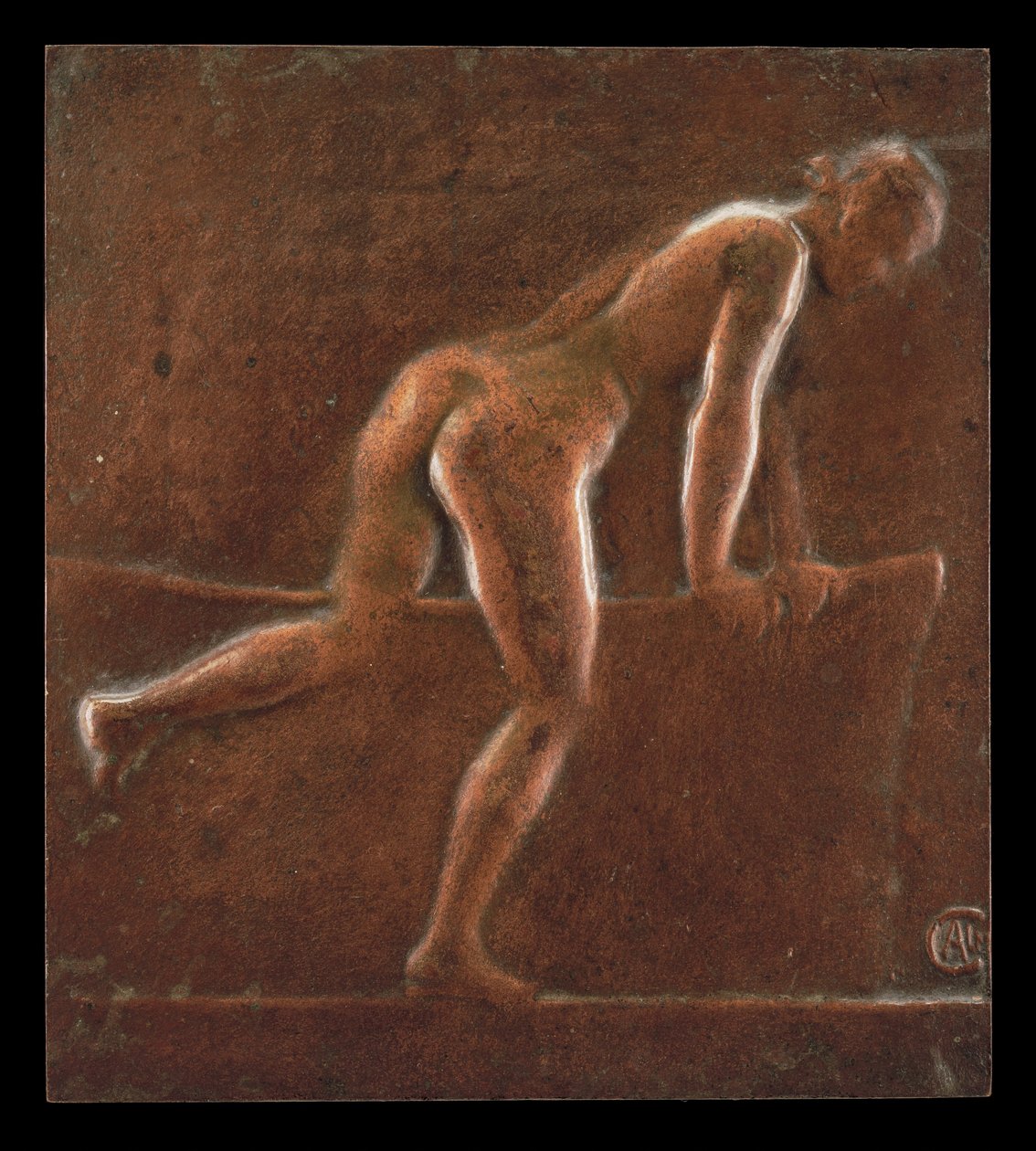 Bather, c. 1890. od Alexandre Louis Marie Charpentier