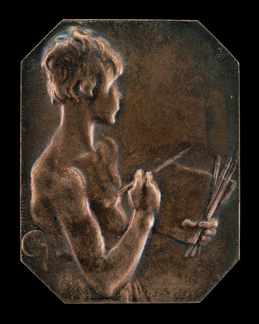 Obraz Obraz [avers], 1897. od Alexandre Louis Marie Charpentier