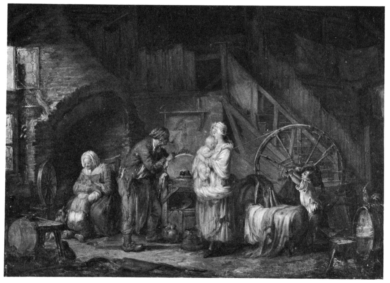 Brusič nožů a jeho rodina od Alexandre Moitte