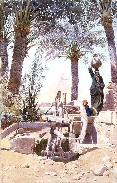 Pyramida Khafre (Chefren) od Alexandre Nicolaievitch Roussoff