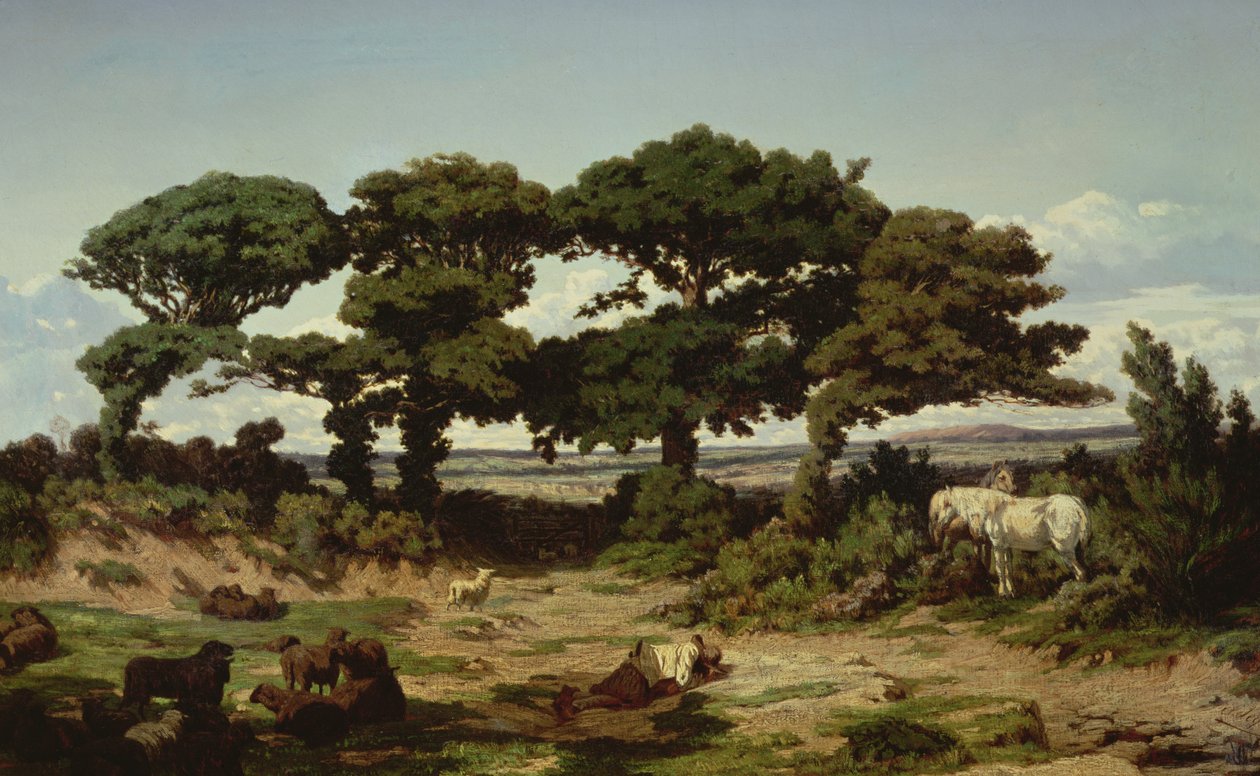 The Oaks of Kertregonnec, c.1869-70 od Alexandre Sege