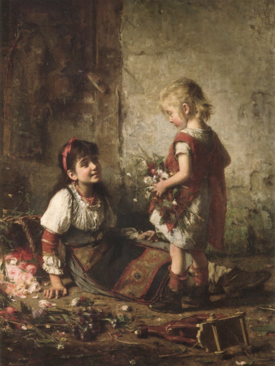 Dvě dívky od Alexei Harlamov