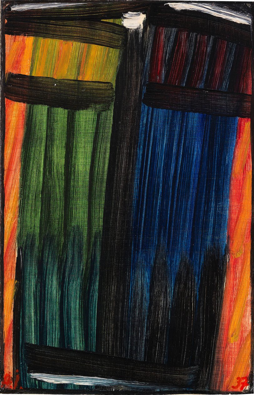 Velká meditace: Očistec I, 1937. od Alexei Javlensky von