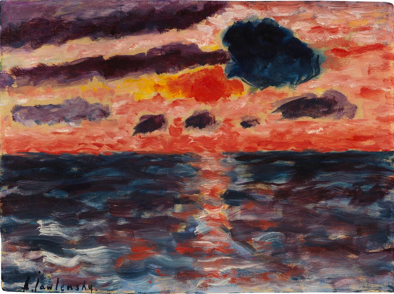 Západ slunce, Borkum, 1928. od Alexei Javlensky von