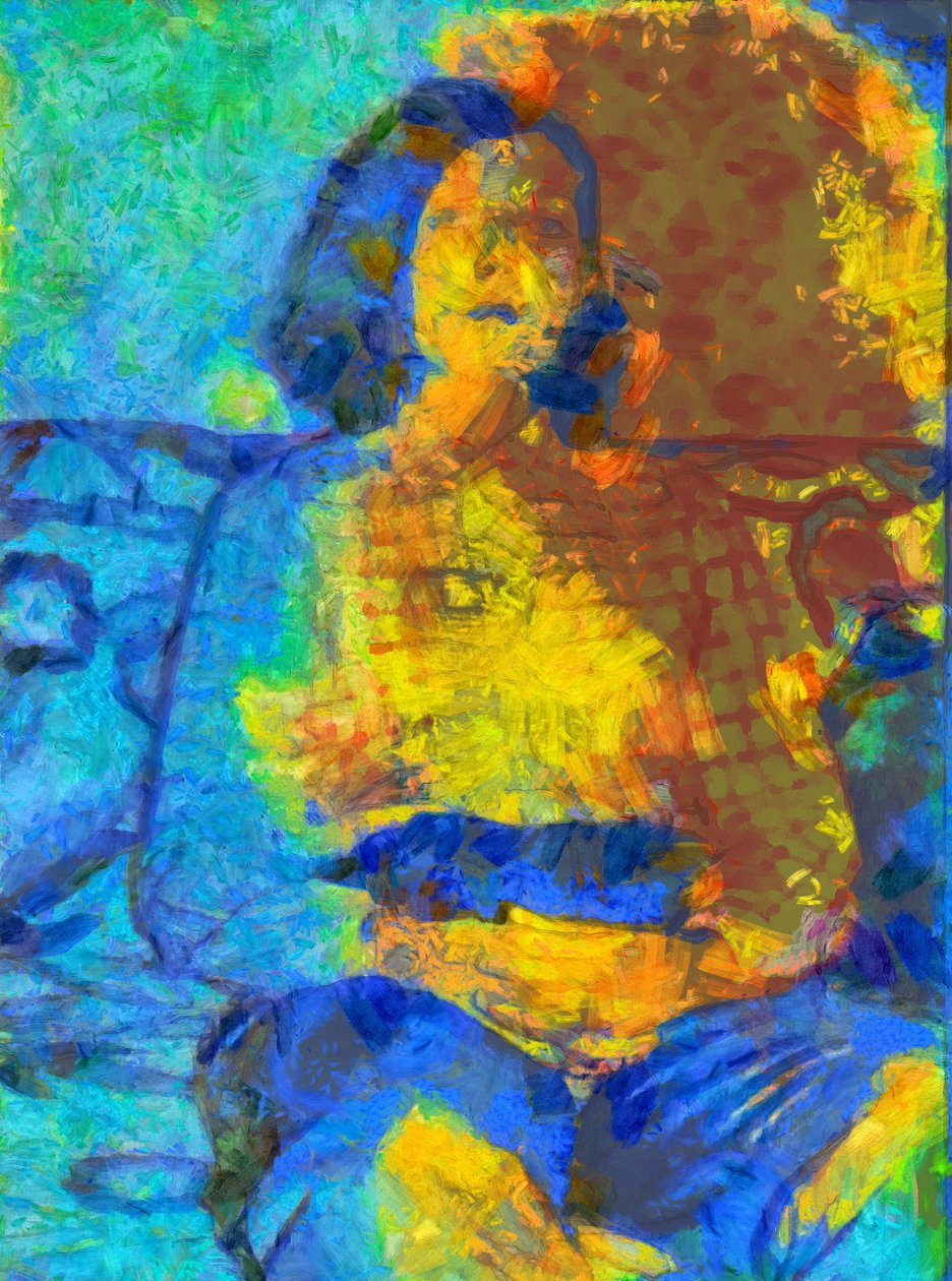 Pózování na gauči, 2020,(mixed media) od Alexei Makhov