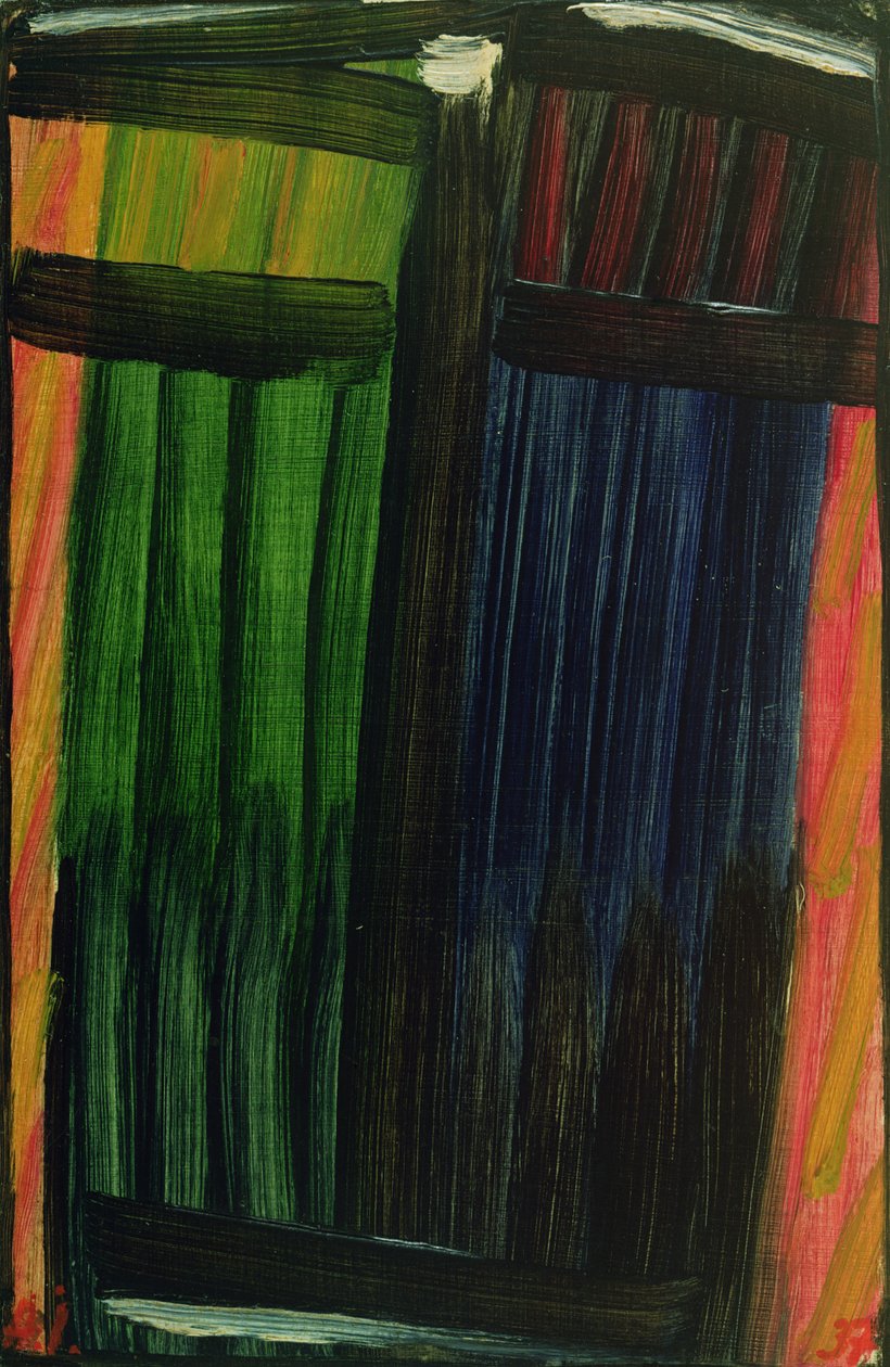 Velká meditace, 1937 od Alexej von Jawlensky