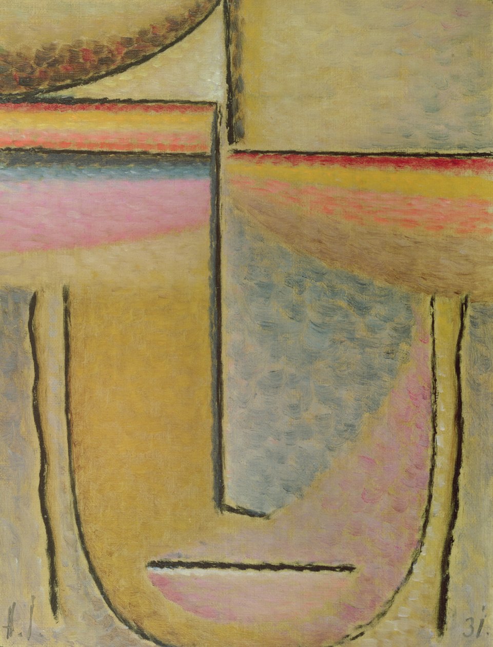 Parthenon, 1932 od Alexej von Jawlensky