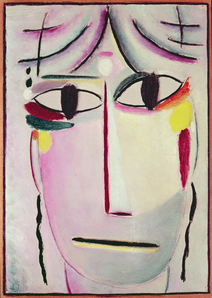 Vykupitelova tvář, 1920 od Alexej von Jawlensky