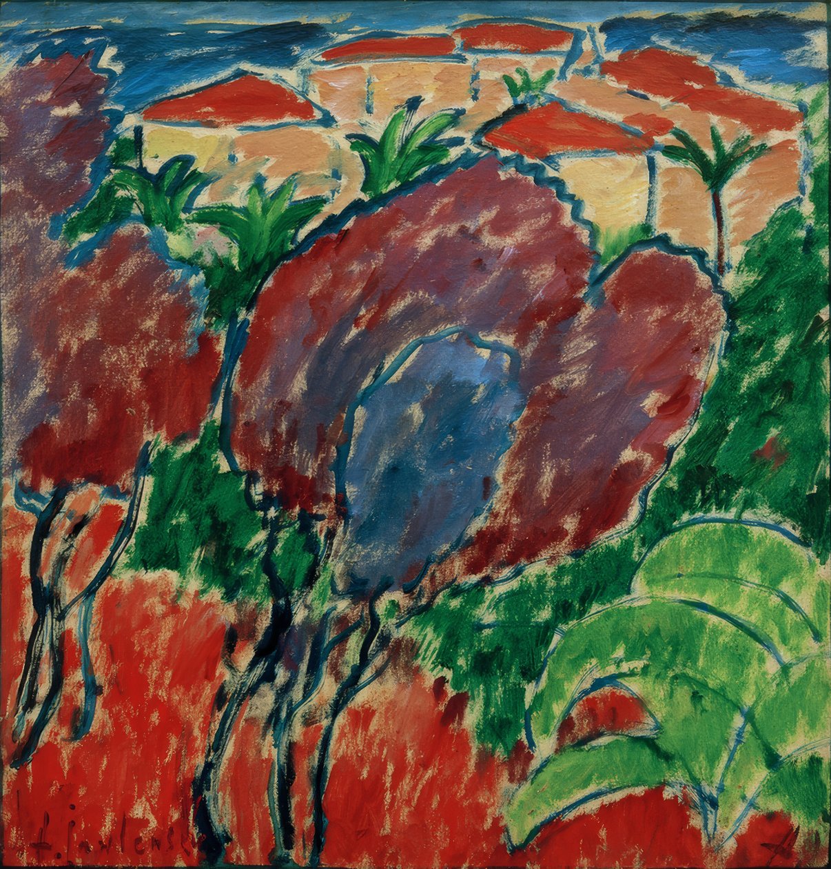 Bordighera od Alexej von Jawlensky