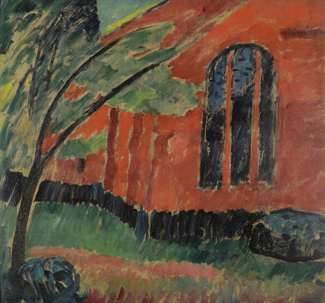 Kostel v Prerow, c. 1911 od Alexej von Jawlensky