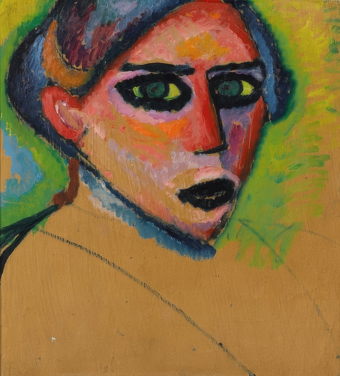 Ženská tvář. 1911 od Alexej von Jawlensky