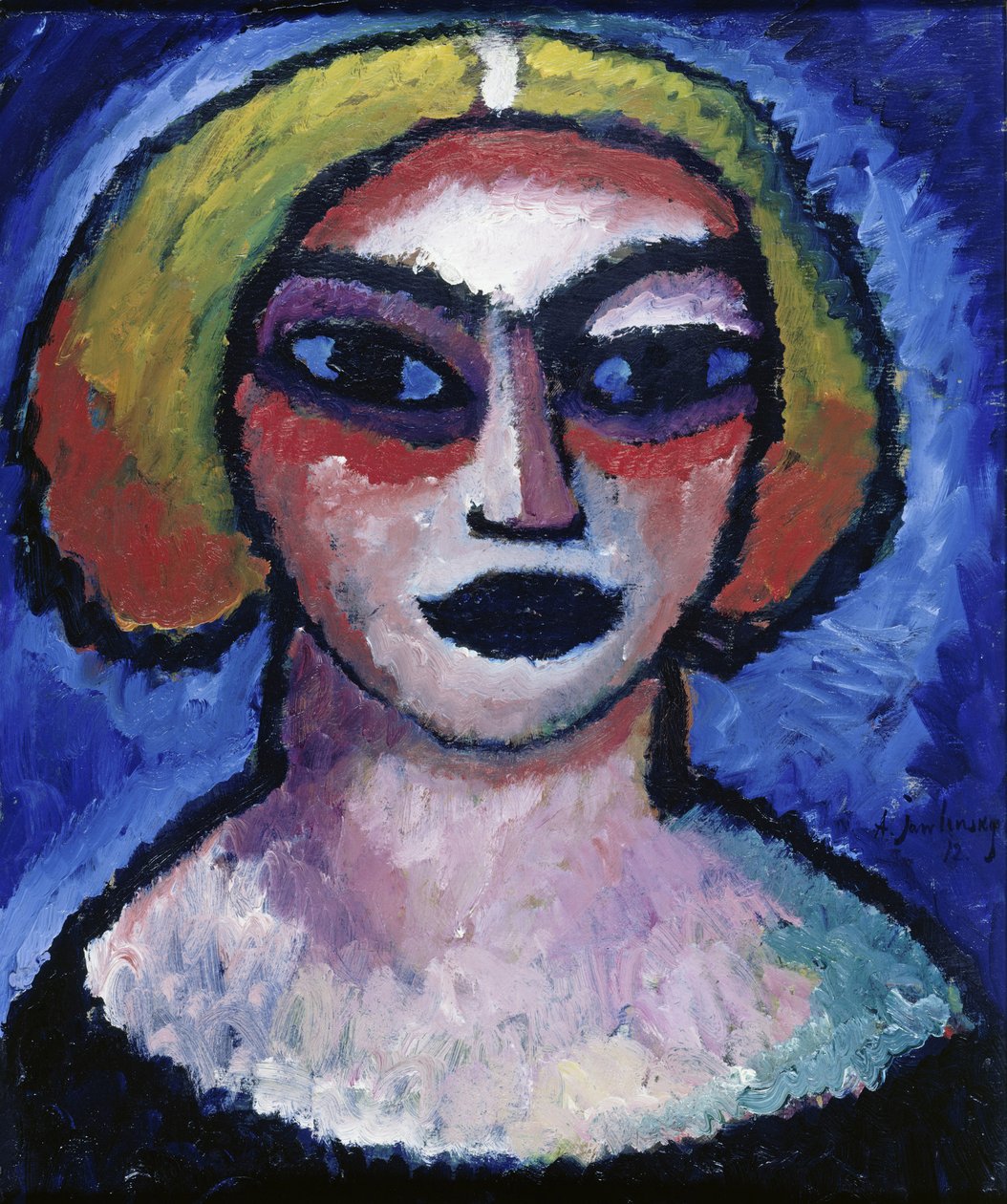 Hlava ženy, 1912 od Alexej von Jawlensky