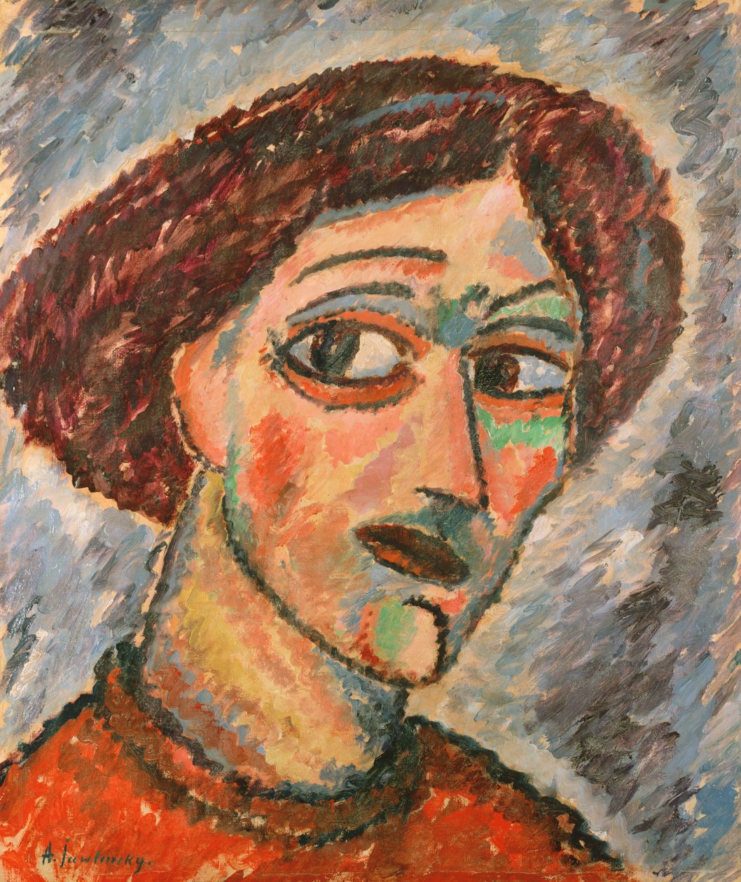 Laskavá hlava, kolem roku 1913 od Alexej von Jawlensky