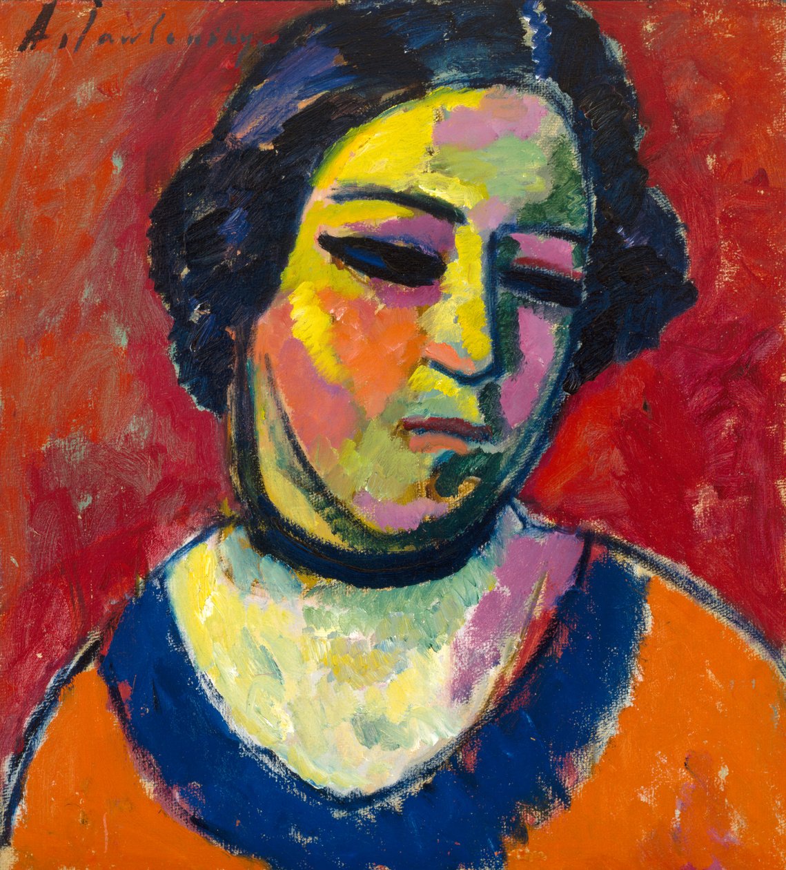 Portrét ženy, 1912 od Alexej von Jawlensky